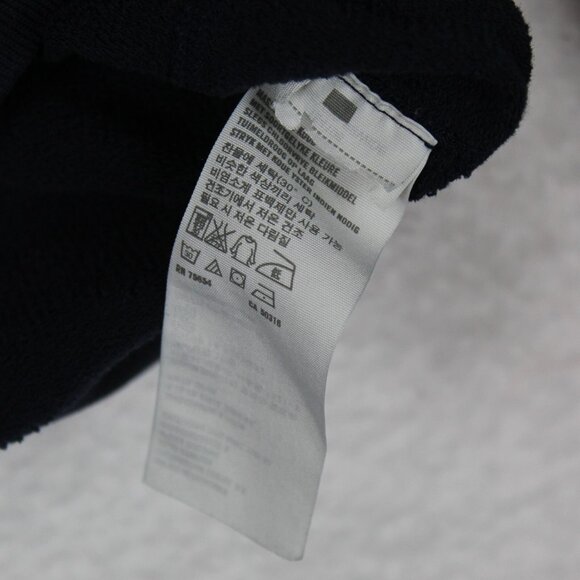 Abercrombie Sweatshirt Womens Large Navy Blue Pullover Logo Athletic Y2K Sporty - Picture 5 of 6